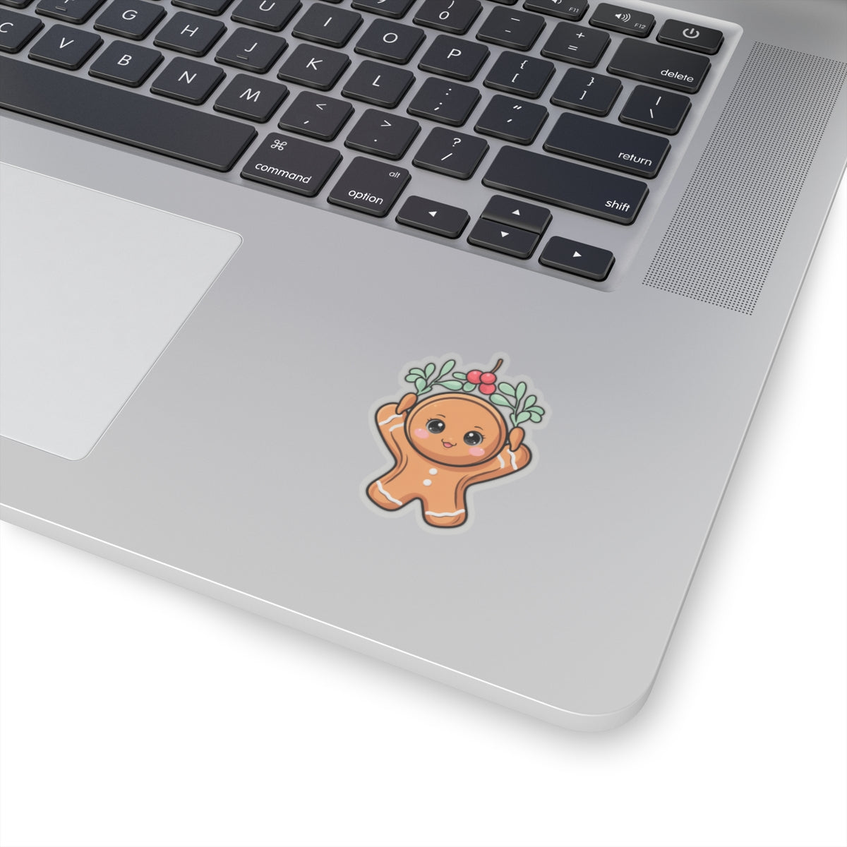 Kawaii Gingerbread Sticker for Cozy Christmas Cheer