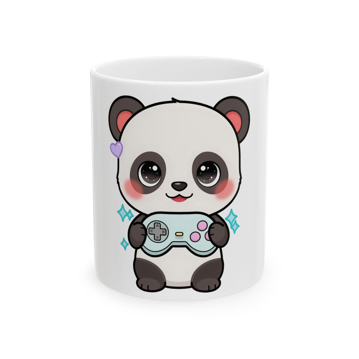 Kawaii Gamer Panda Mug – Cute Video Game Gift
