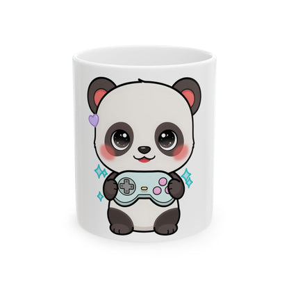 Kawaii Gamer Panda Mug – Cute Video Game Gift