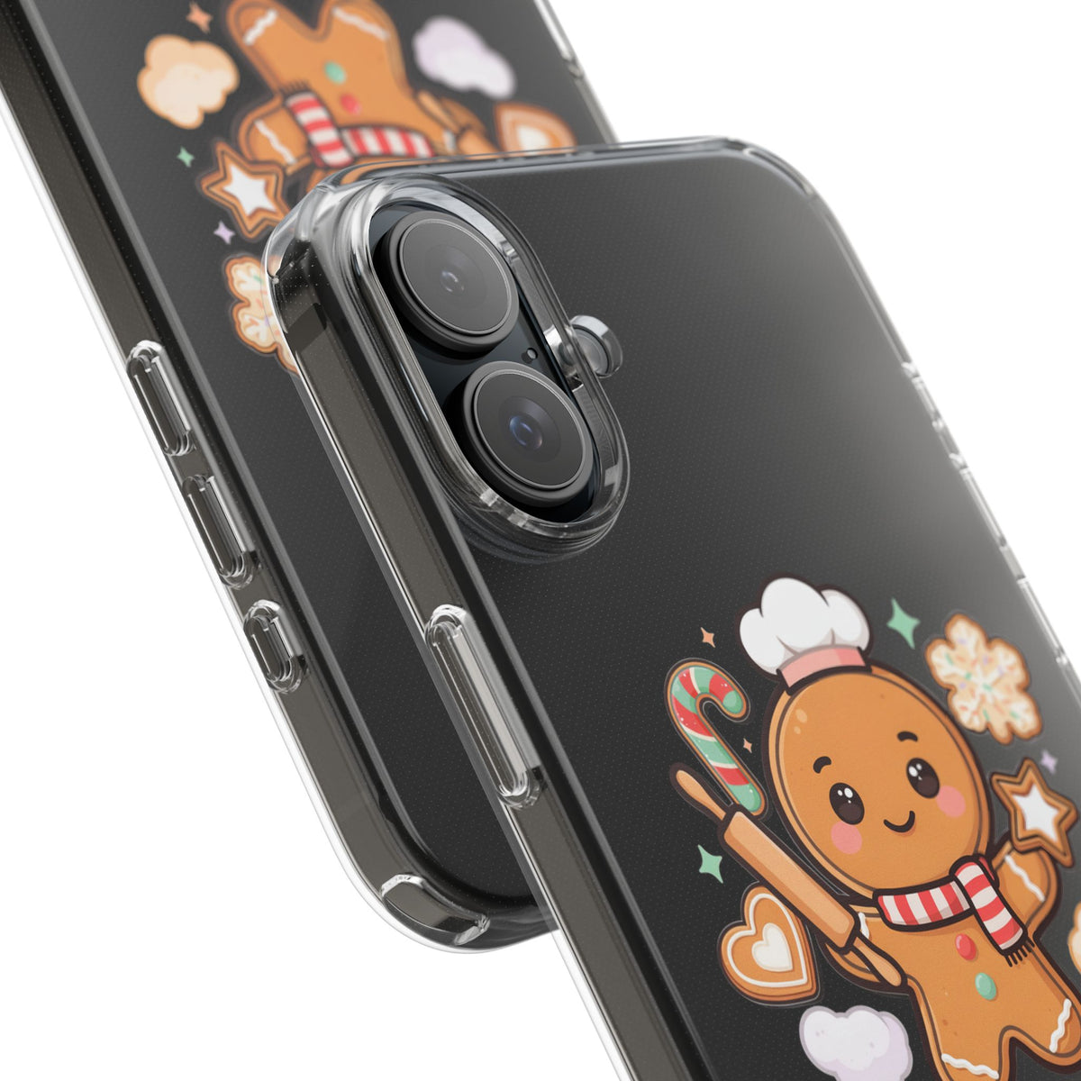 Gingerbread Christmas Phone Case for Holiday Baking Fans