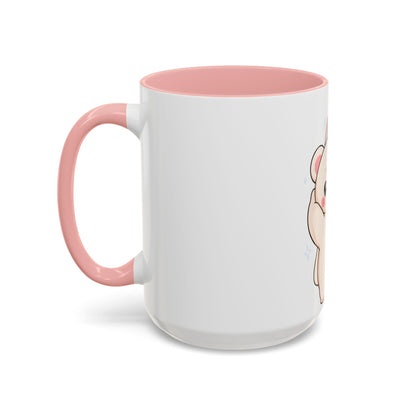 Christmas Polar Bear Mug, Cute Holiday Accent Coffee Mug
