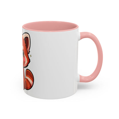 Kawaii Red Panda Accent Coffee Mug for Creative Days