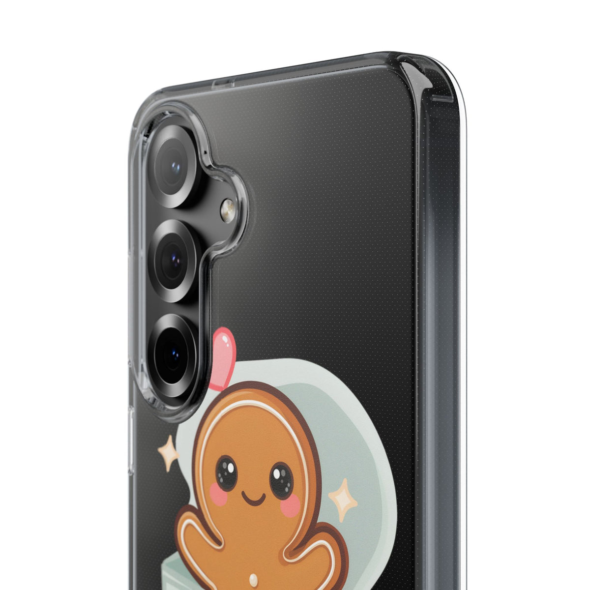 Gingerbread Man Phone Case – Kawaii Holiday Gift