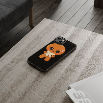 Gingerbread Man Phone Case, Cute Christmas Letter Reader