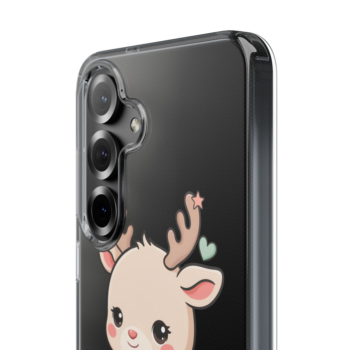 Kawaii Reindeer Phone Case for Cozy Holiday Cheer