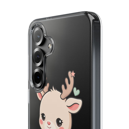 Kawaii Reindeer Phone Case for Cozy Holiday Cheer