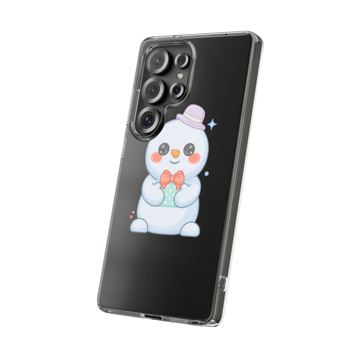 Kawaii Snowman Phone Case for Cheerful Winter Days
