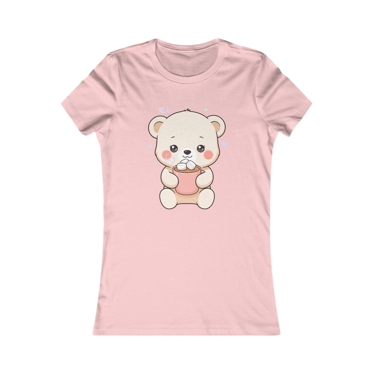 Kawaii Polar Bear Cocoa Tee for Cozy Cute Style