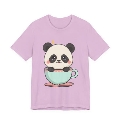 Kawaii Panda T-Shirt, Cute Teacup Panda Tee