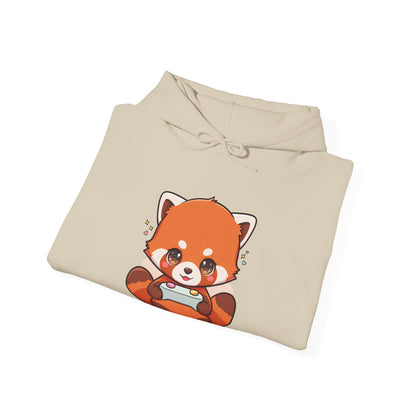 Gaming Red Panda Hoodie for Cozy Game Nights