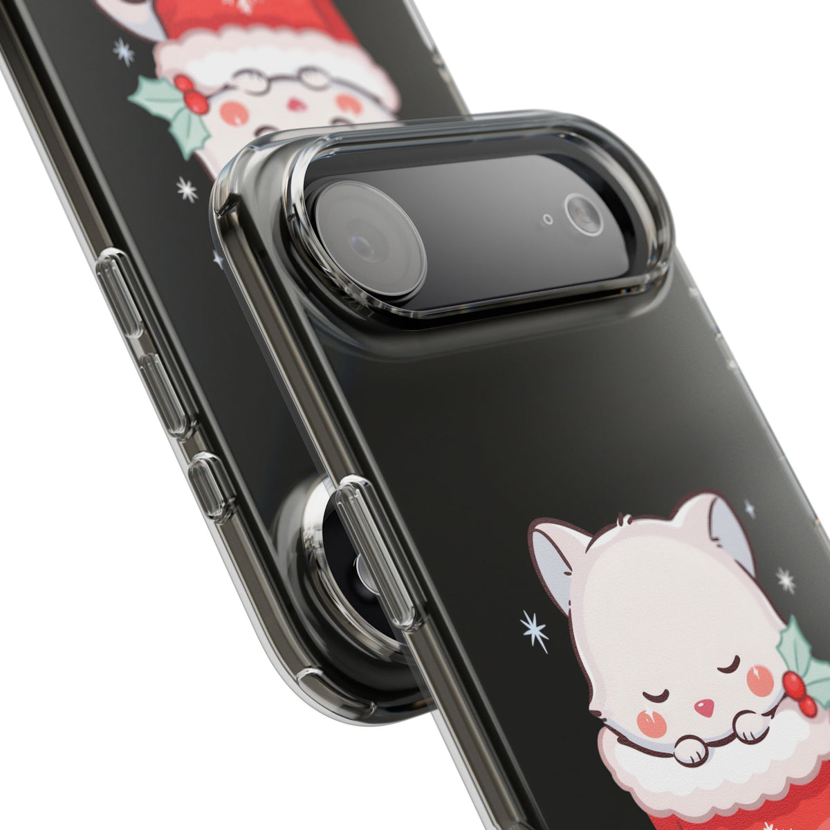 Christmas Fox Phone Case, Cute Holiday Stocking Gift