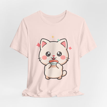 Kawaii Sushi Cat T-Shirt for Cat and Sushi Lovers