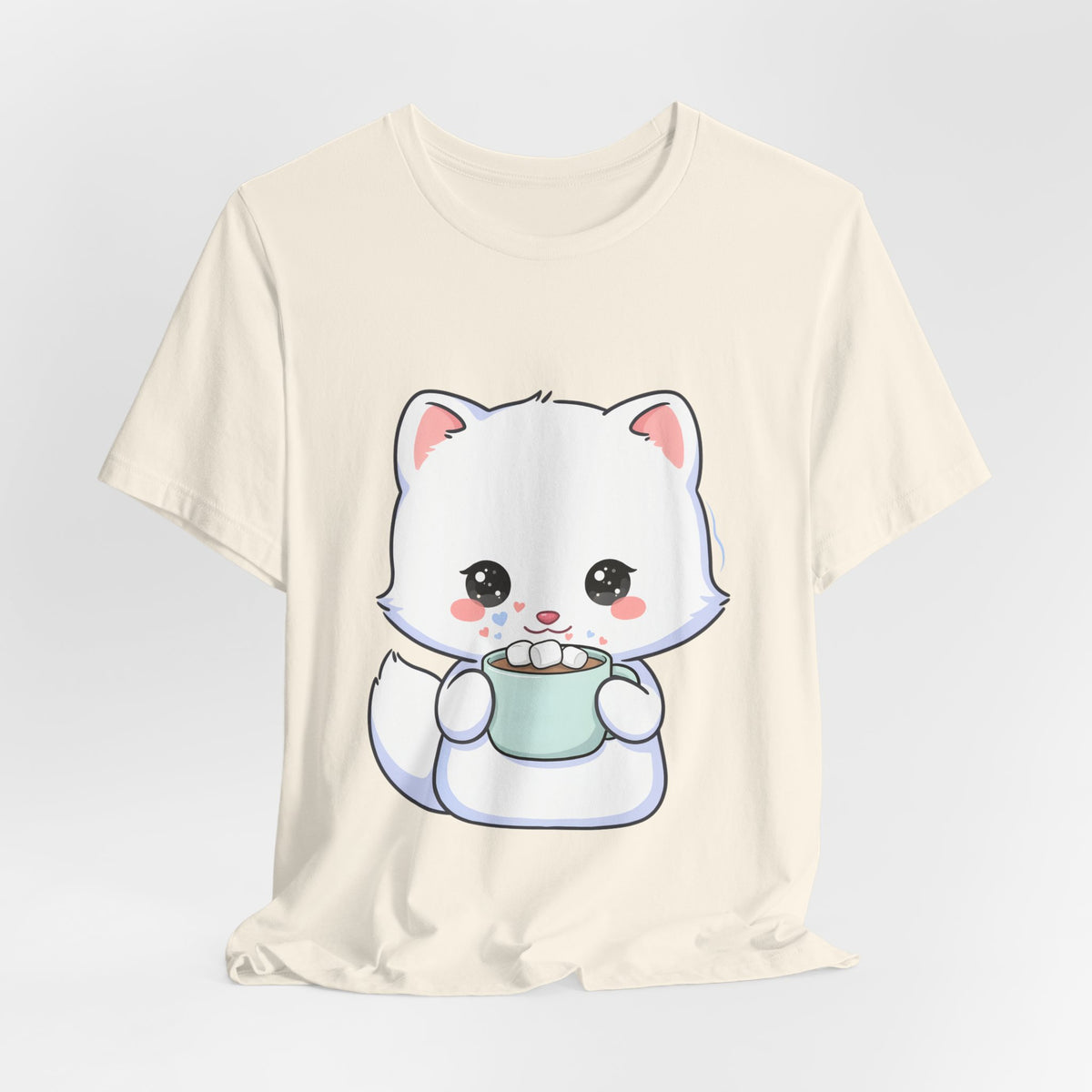 Kawaii Arctic Fox T-Shirt for Cozy Winter Gift Giving