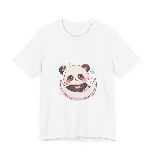 Kawaii Panda T-Shirt, Cute Moon Panda Tee