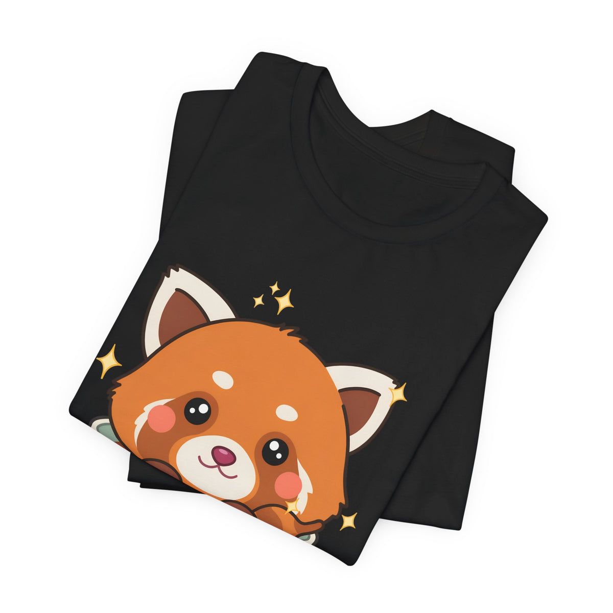 Kawaii Red Panda T-Shirt, Cute Tea Lover Gift