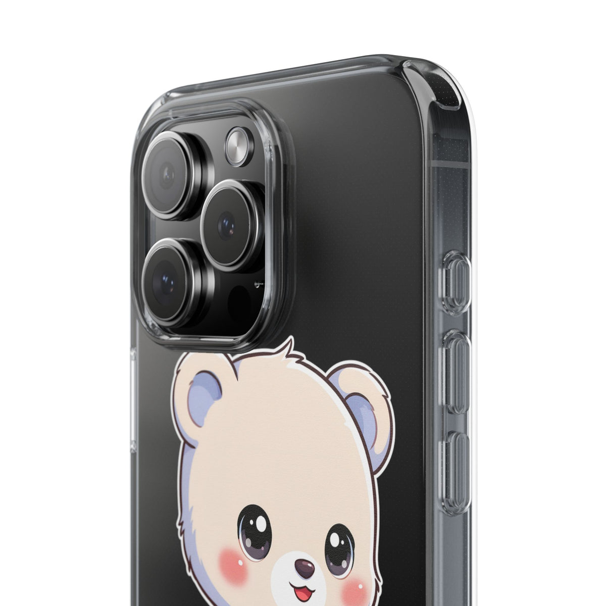 Kawaii Polar Bear Phone Case, Cute Winter Gift