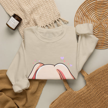 Kawaii Gamer Bunny Sweatshirt for Cozy Gaming Days