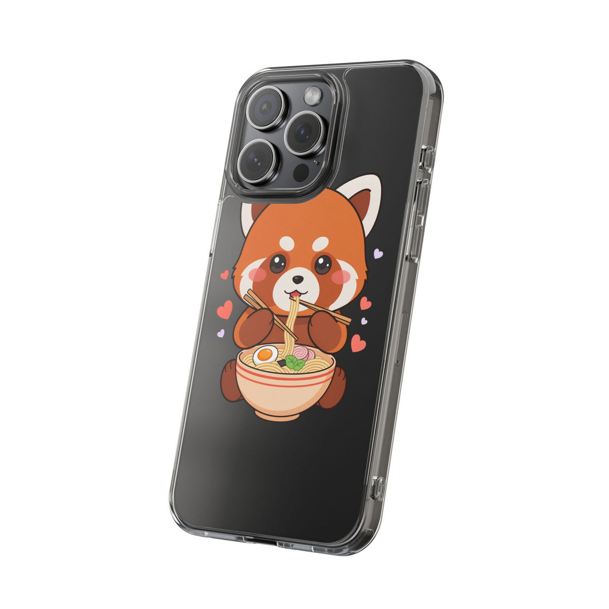 Red Panda Ramen Phone Case – Kawaii Food Lover Gift