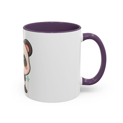 Kawaii Panda Coffee Mug, Cute Sushi Lover Accent Mug