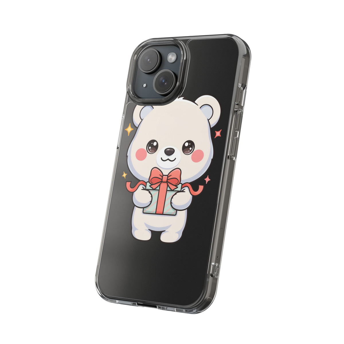 Kawaii Polar Bear Gift Phone Case for Holiday Gifting