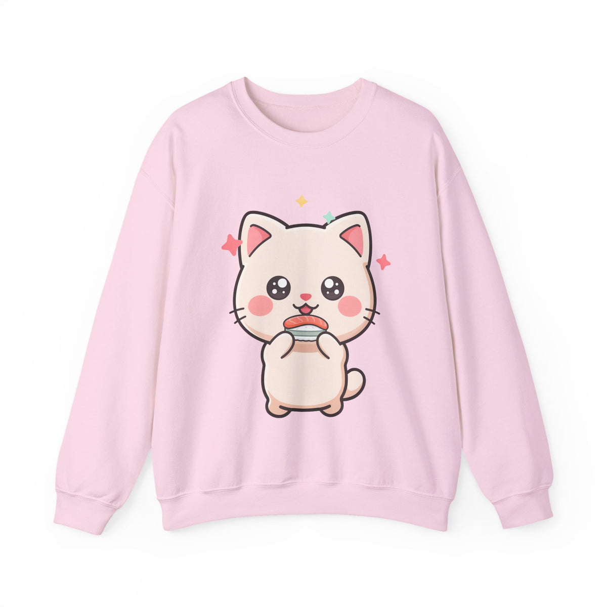 Kawaii Cat Sushi Sweatshirt for Cute Cat Lovers