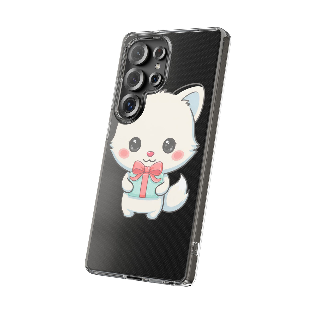 Kawaii Arctic Fox Phone Case with Gift