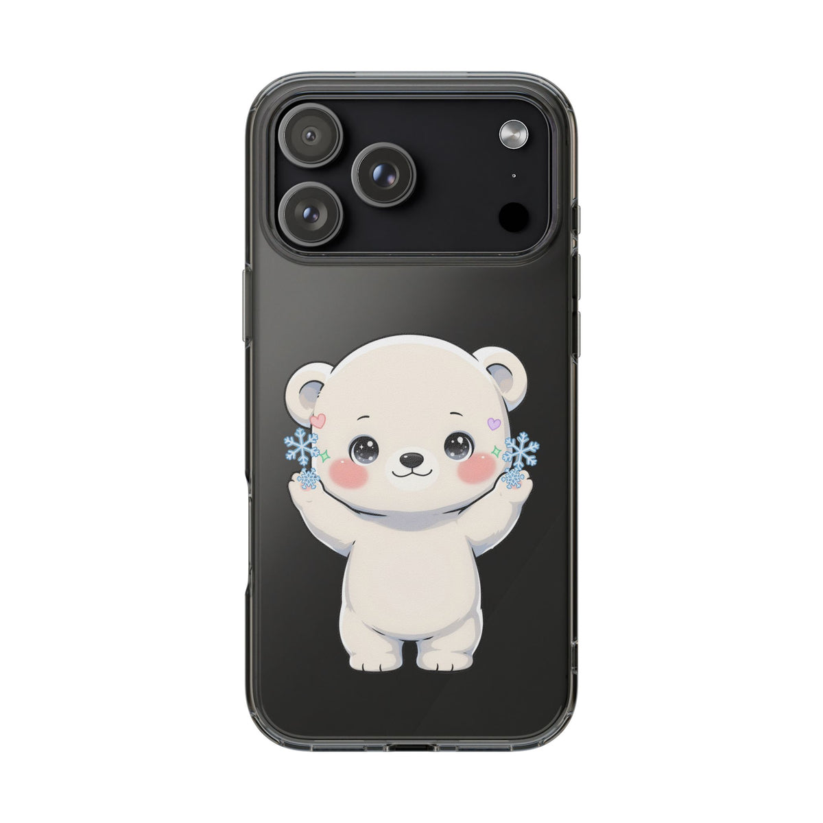 Kawaii Polar Bear Phone Case for a Cozy Winter Gift