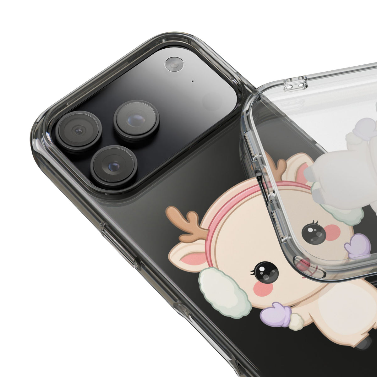Kawaii Reindeer Phone Case for Cozy Cute Style