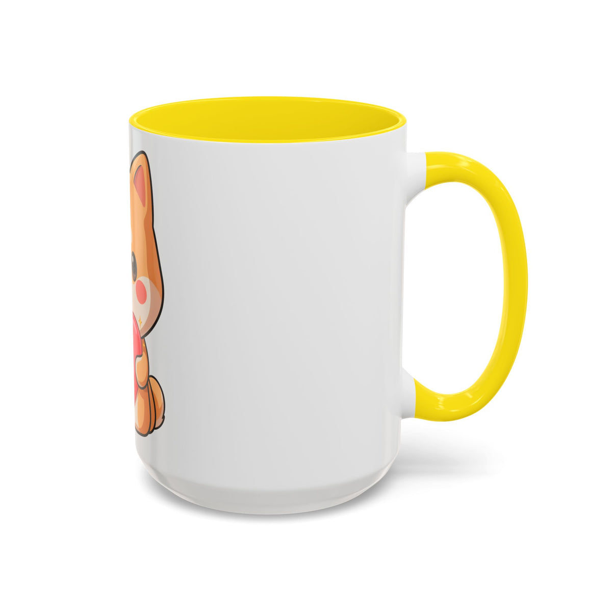 Kawaii Shiba Inu Accent Coffee Mug for Dog Lovers