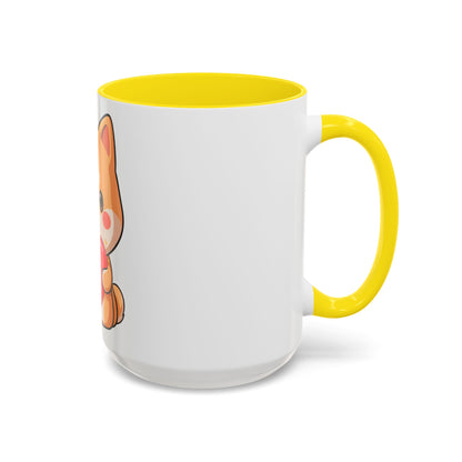 Kawaii Shiba Inu Accent Coffee Mug for Dog Lovers