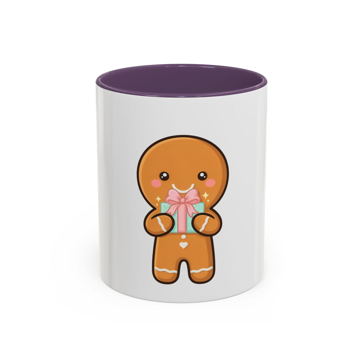Gingerbread Coffee Mug, Cute Holiday Accent Mug
