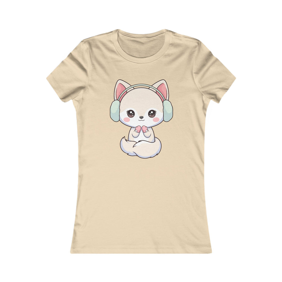 Kawaii Arctic Fox T-Shirt for Cute Animal Lovers