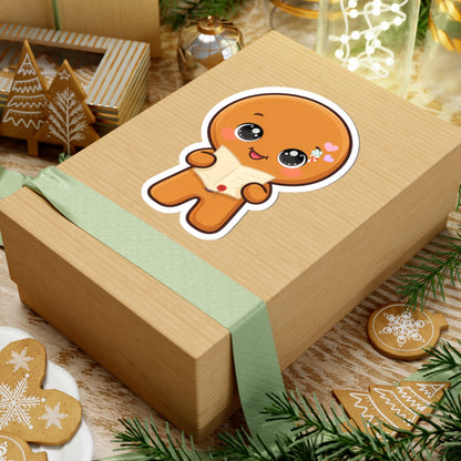 Christmas Gingerbread Sticker for Holiday Cheer
