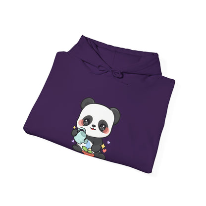 Kawaii Panda Hoodie, Cute Plant Lover Gift