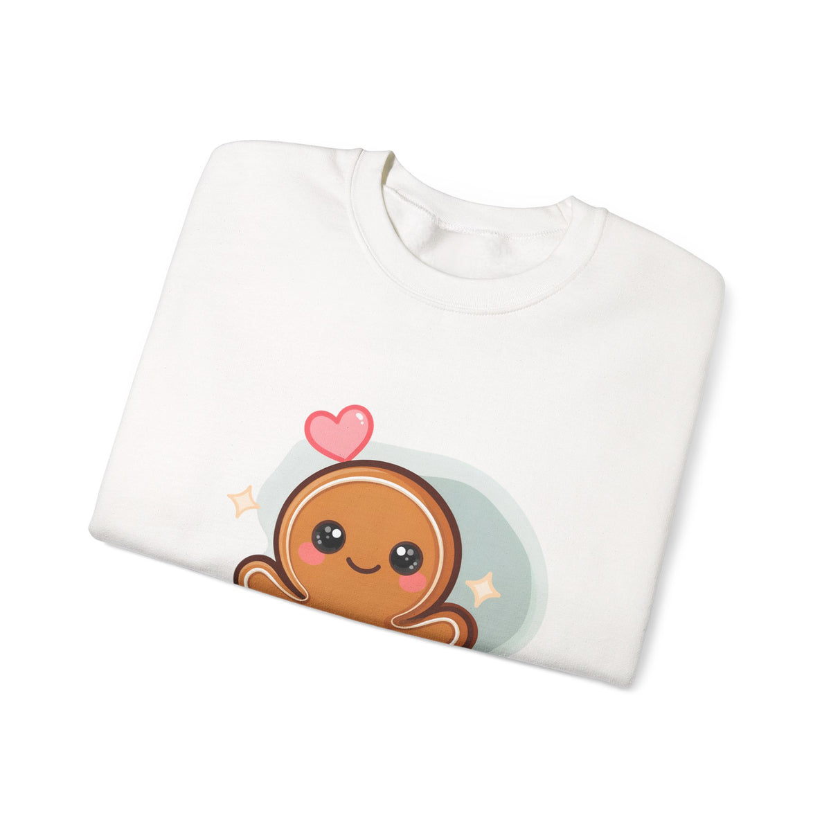 Kawaii Gingerbread Sweatshirt for Cozy Holiday Mornings