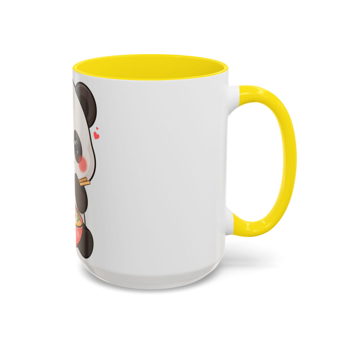 Kawaii Panda Ramen Mug, Cute Accent Coffee Mug