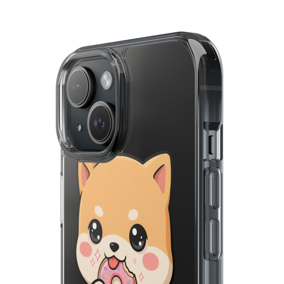 Kawaii Shiba Inu Phone Case with Donut