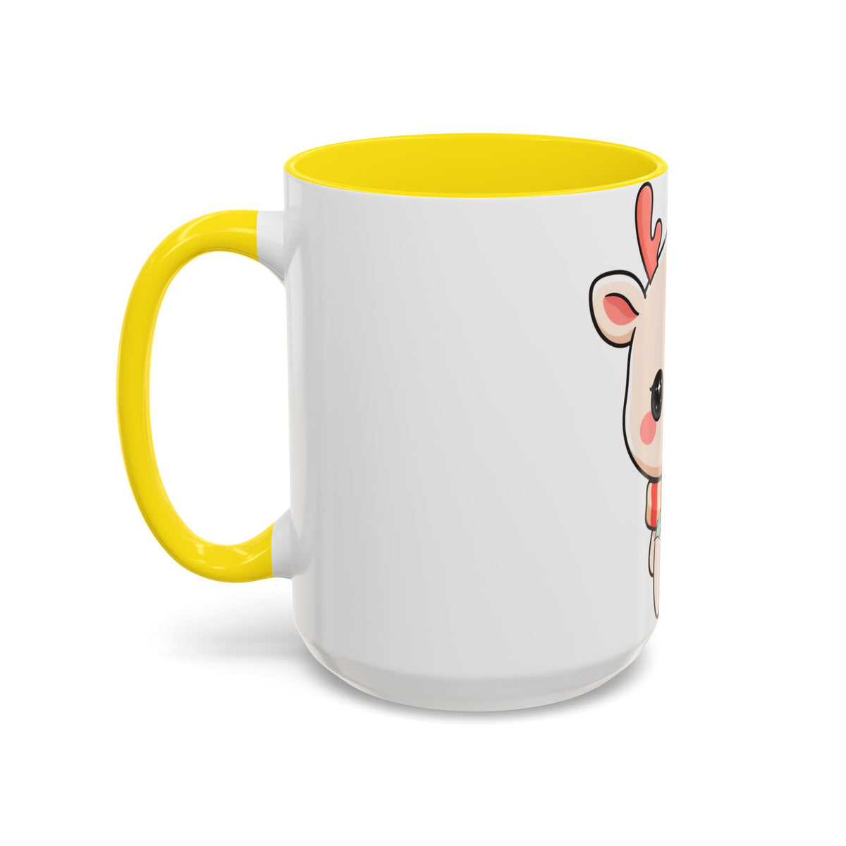 Kawaii Reindeer Christmas Mug for Holiday Fans