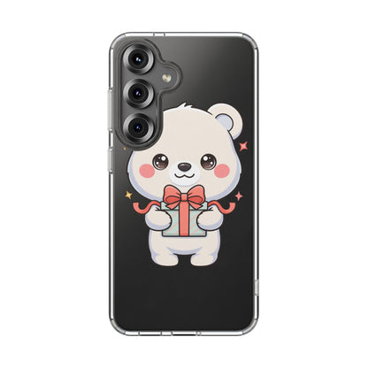 Kawaii Polar Bear Gift Phone Case for Holiday Gifting