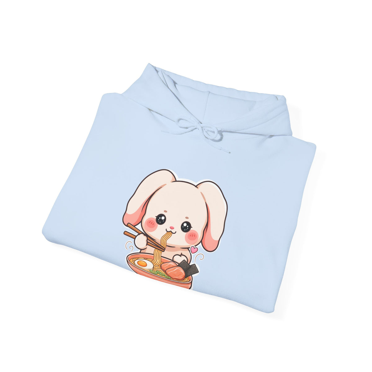Kawaii Ramen Bunny Hoodie for Cute Foodie Style
