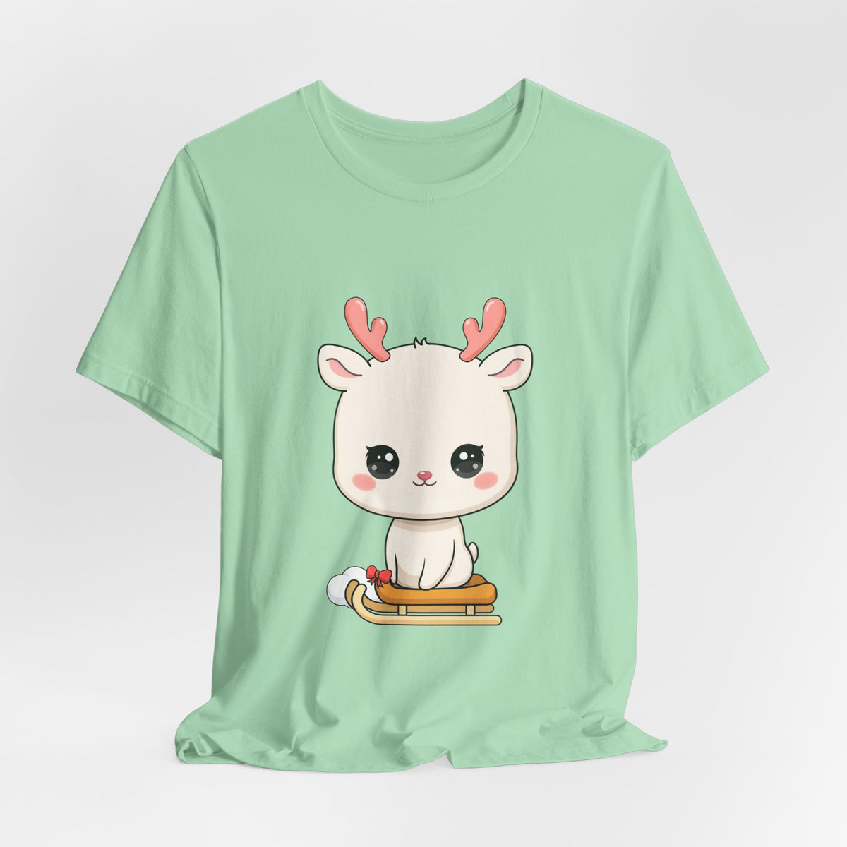 Kawaii Reindeer T-Shirt for Cozy Winter Days