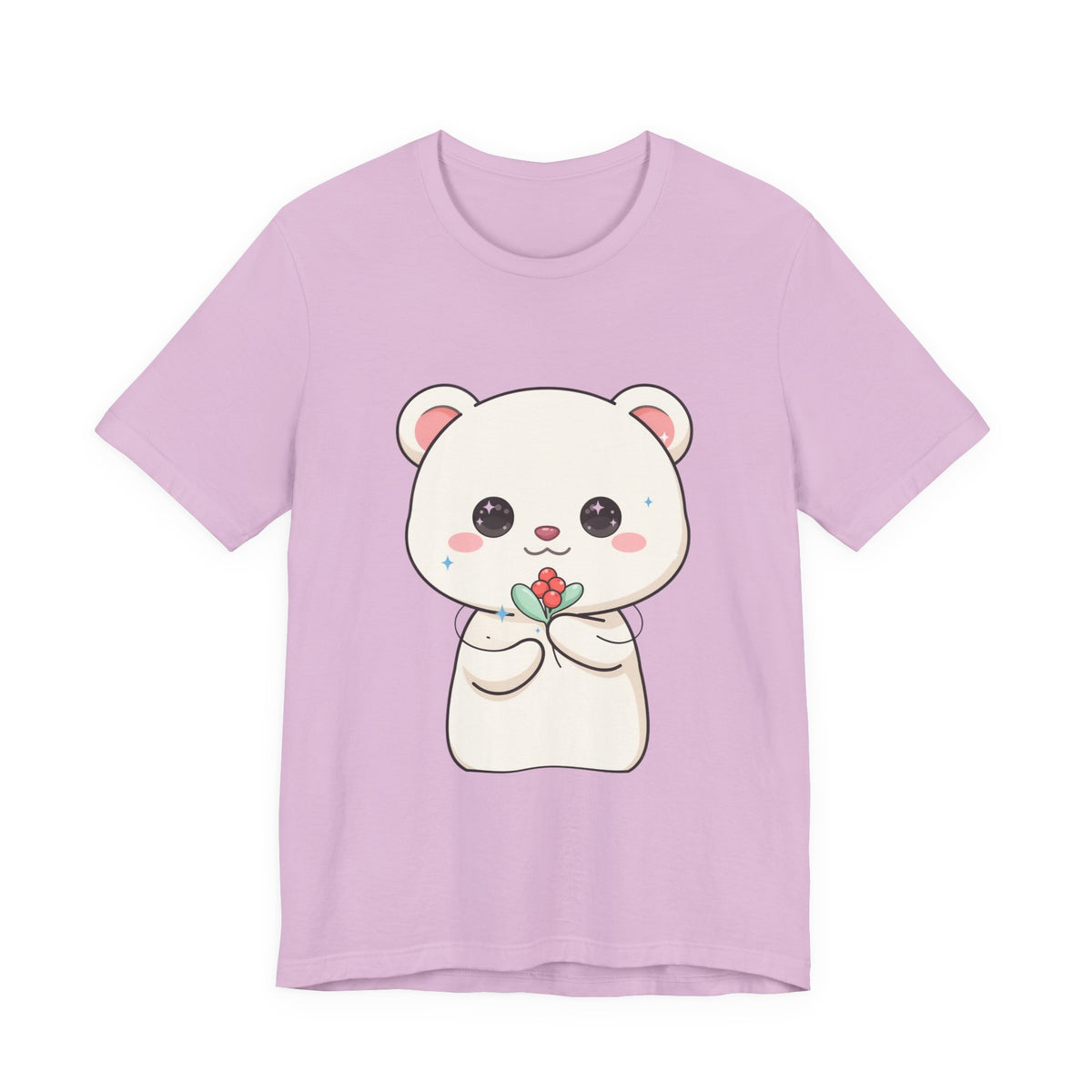 Kawaii Polar Bear Christmas T-Shirt for Cute Holiday Fans