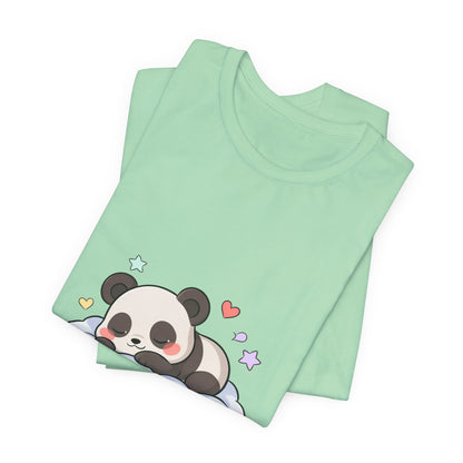 Sleeping Panda T-Shirt, Cute Kawaii Gift for Panda Lovers