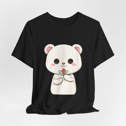Kawaii Polar Bear Christmas T-Shirt for Cute Holiday Fans