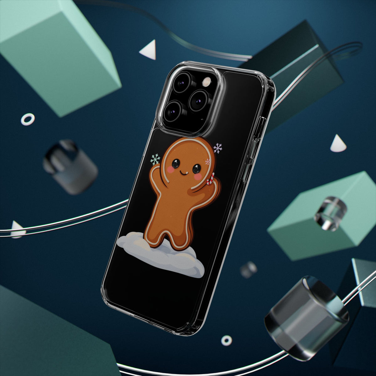 Kawaii Gingerbread Phone Case for Cozy Holiday Fans