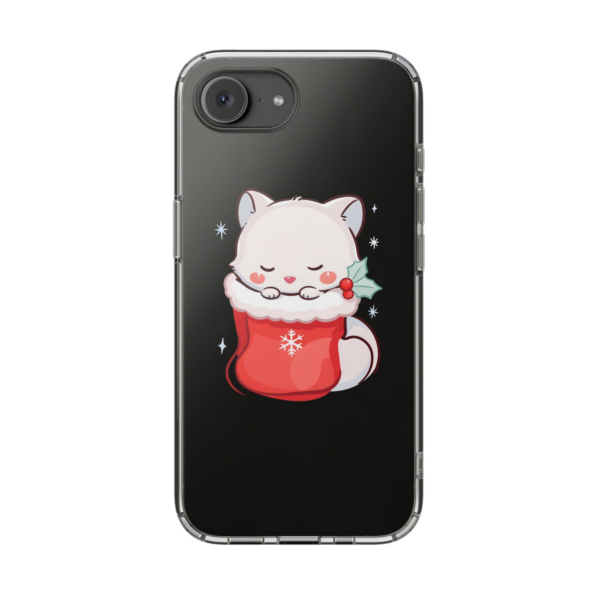 Christmas Fox Phone Case, Cute Holiday Stocking Gift