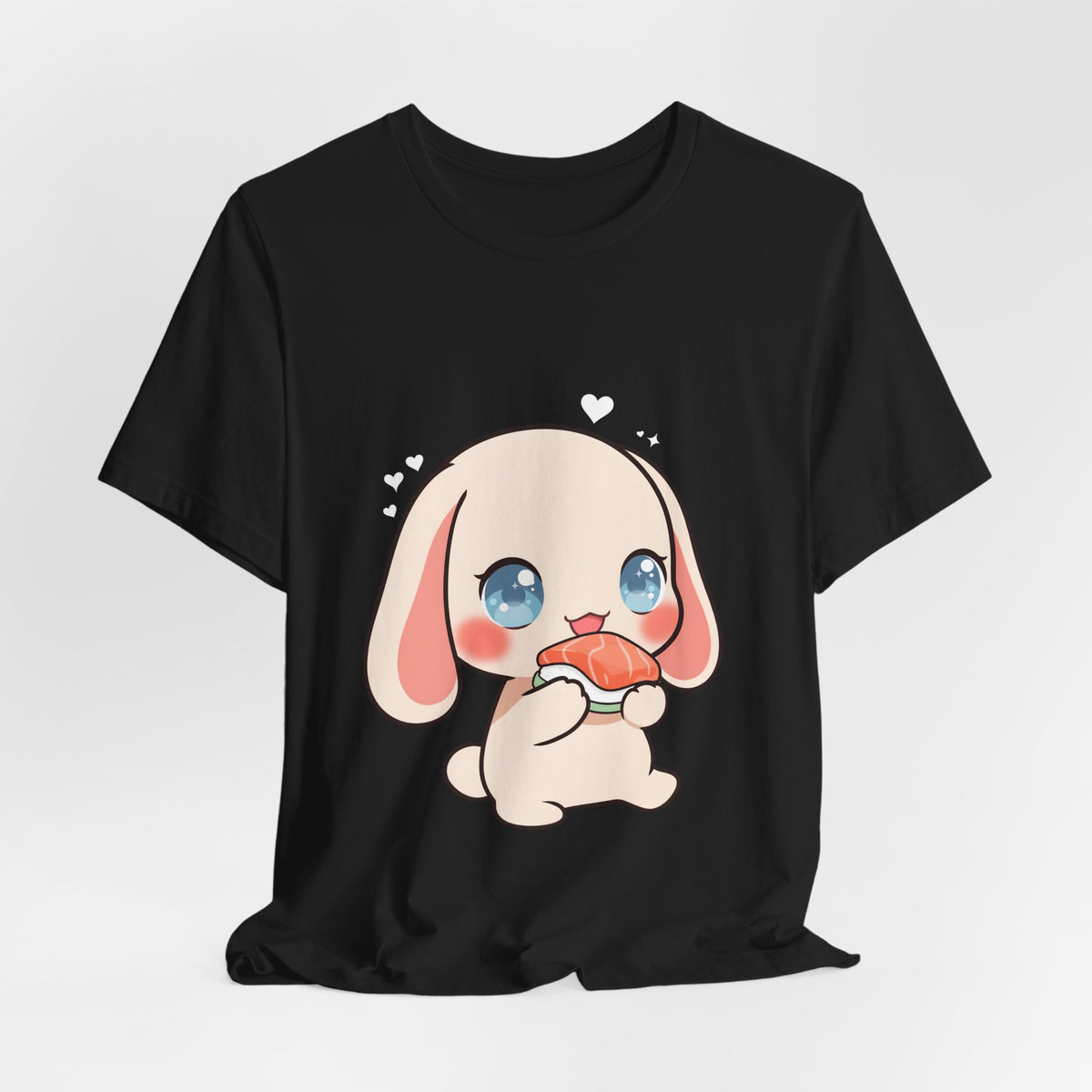 Kawaii Sushi Bunny T-Shirt for Cute Foodie Fans