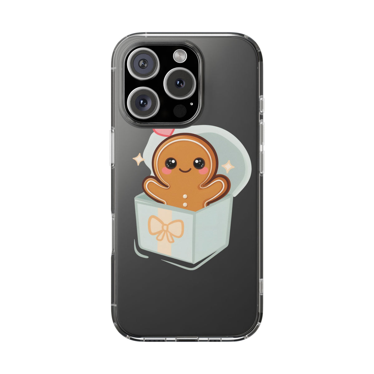 Gingerbread Man Phone Case – Kawaii Holiday Gift
