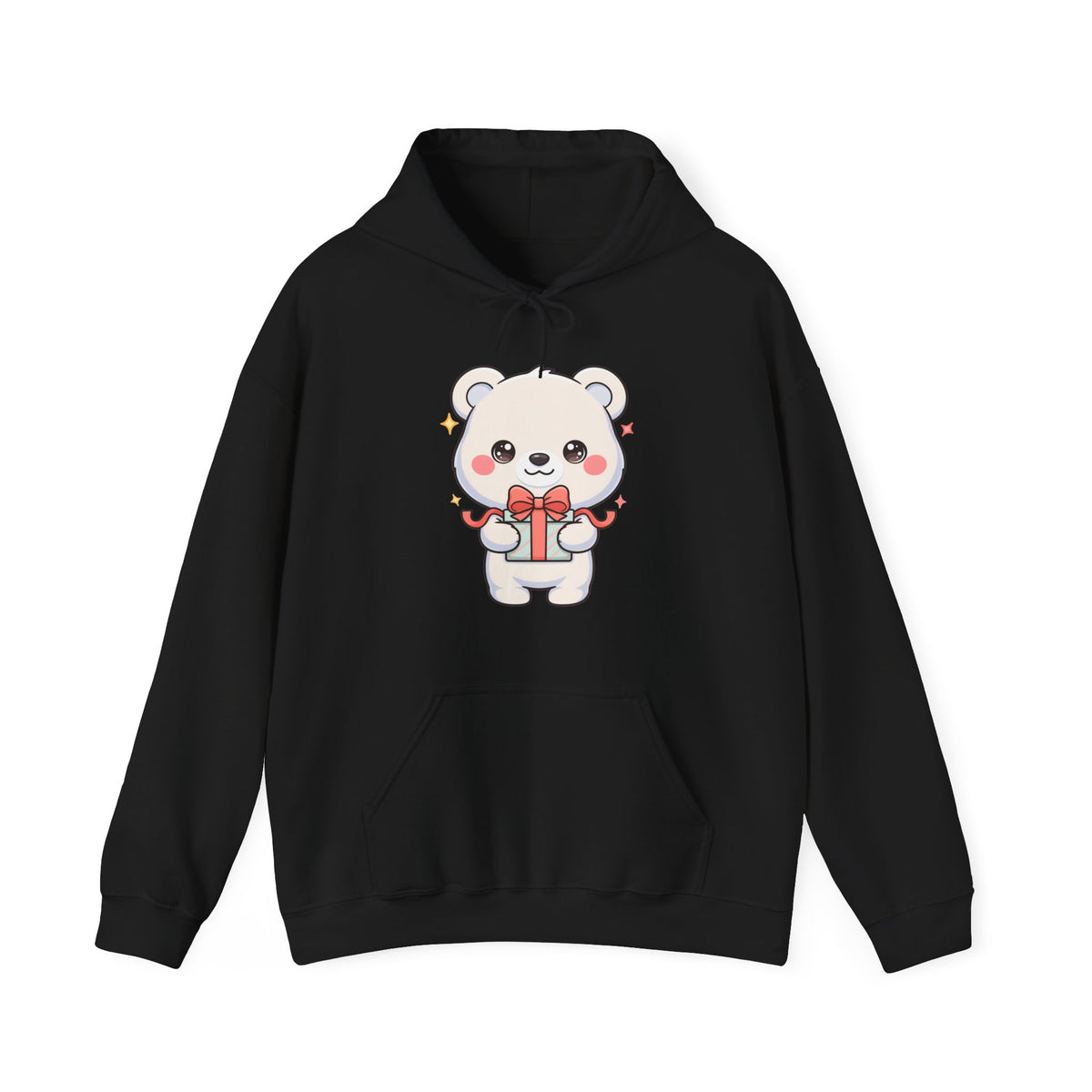 Kawaii Polar Bear Hoodie, Cute Gift-Bear Unisex Sweatshirt