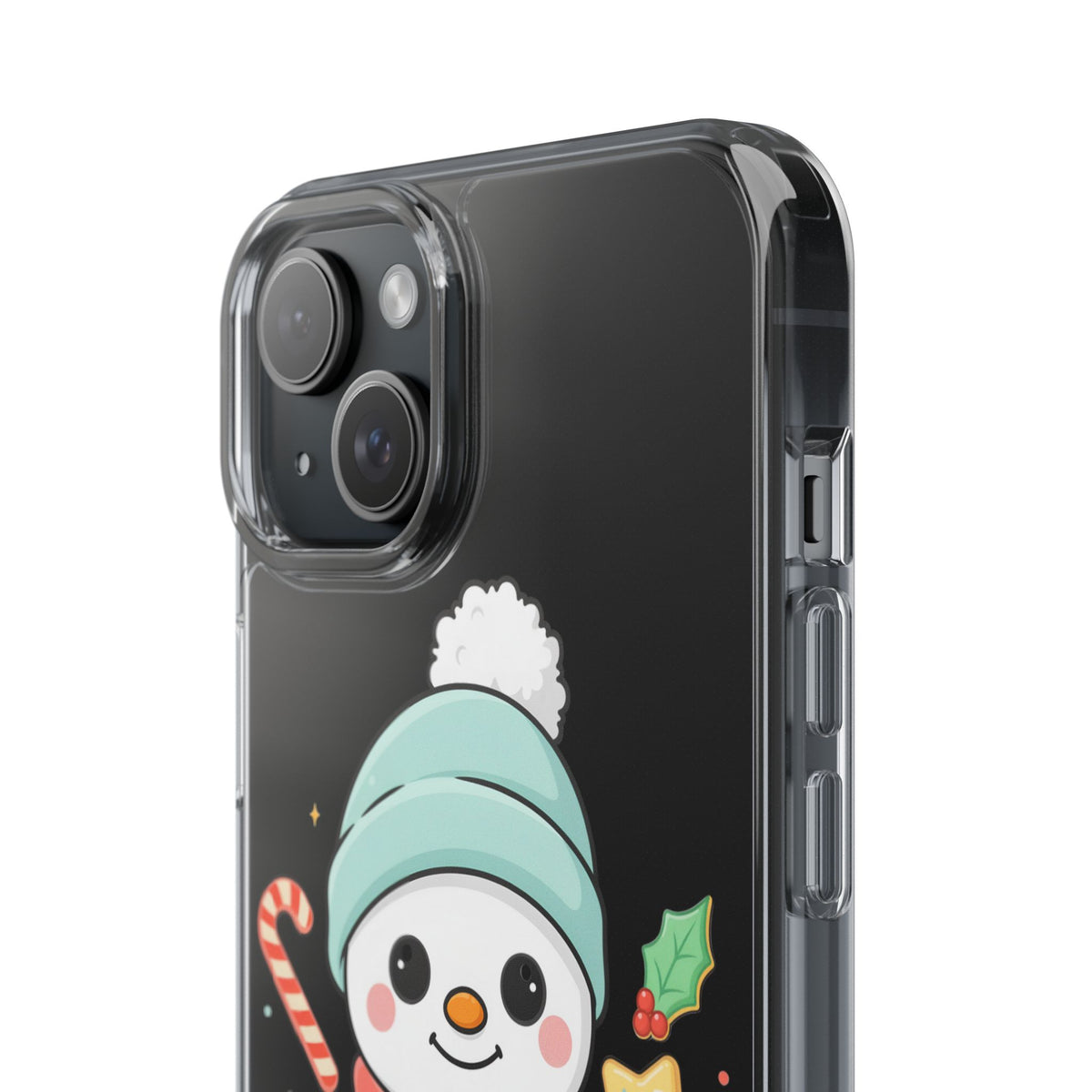 Christmas Snowman Phone Case, Cute Cookie Baker